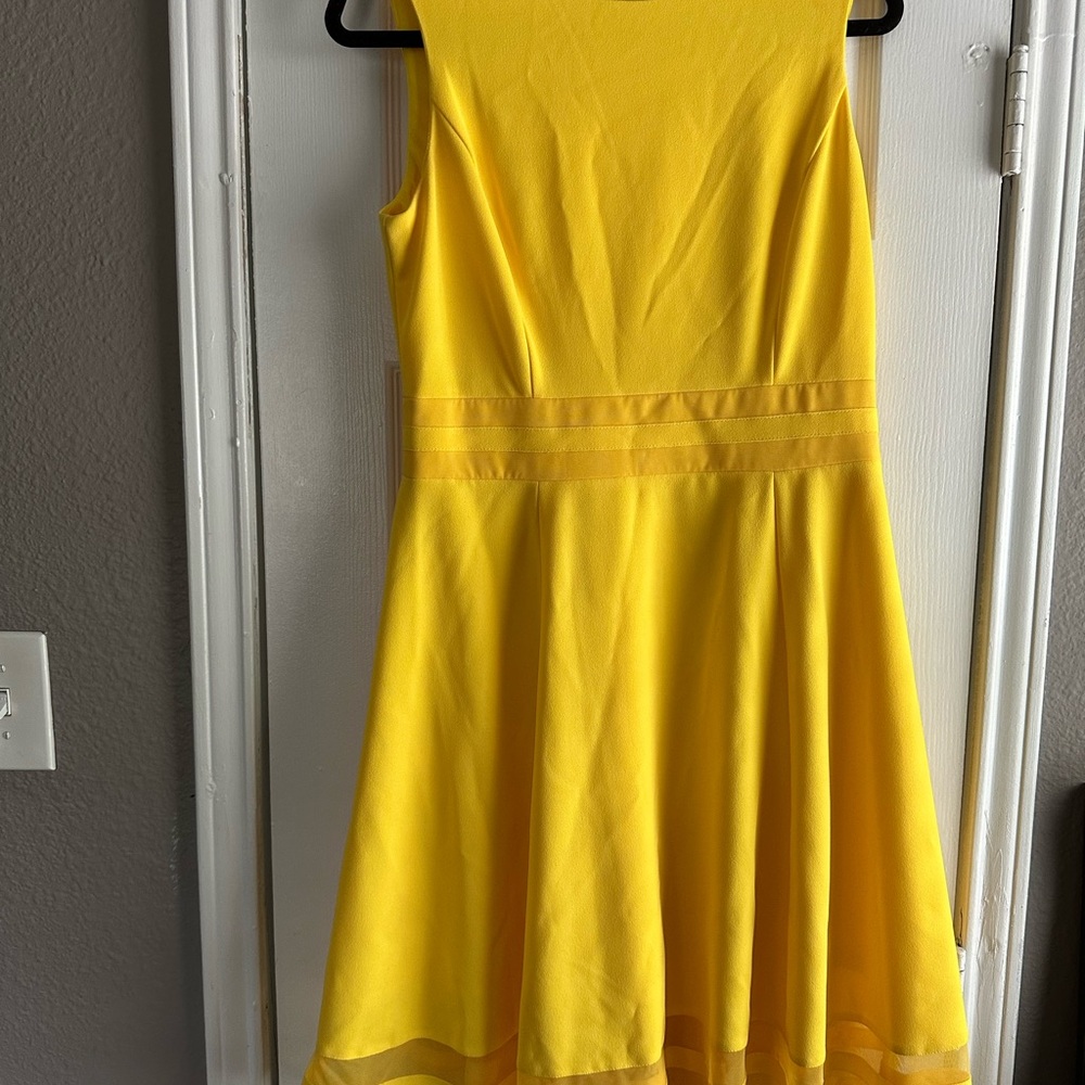 Calvin Klein Bright Yellow Dress